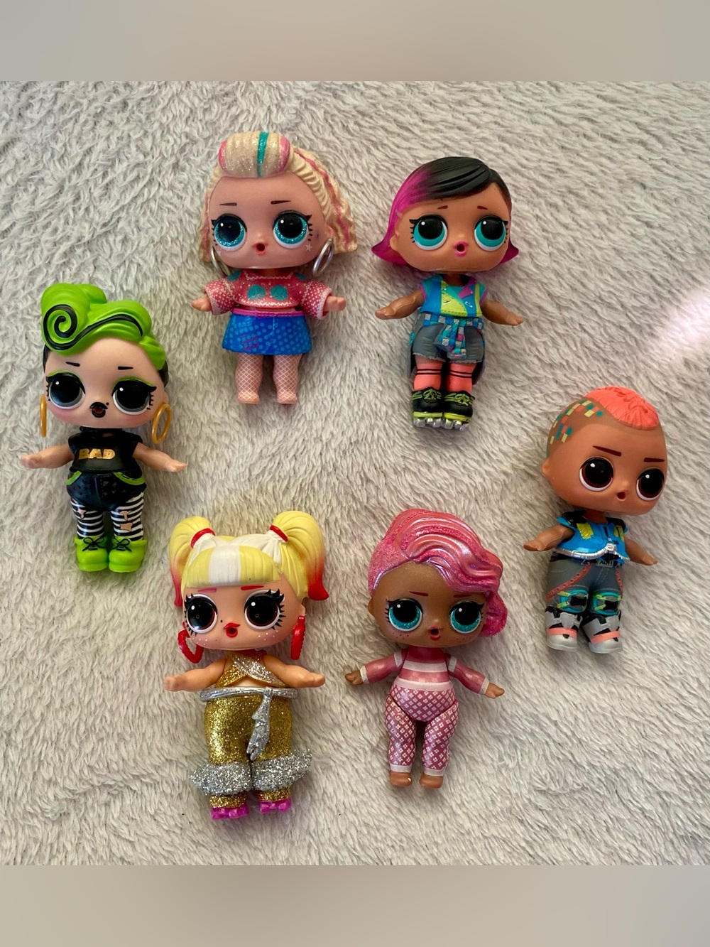 Multicolor Kids Fashion Doll Set - Playtime Collectible